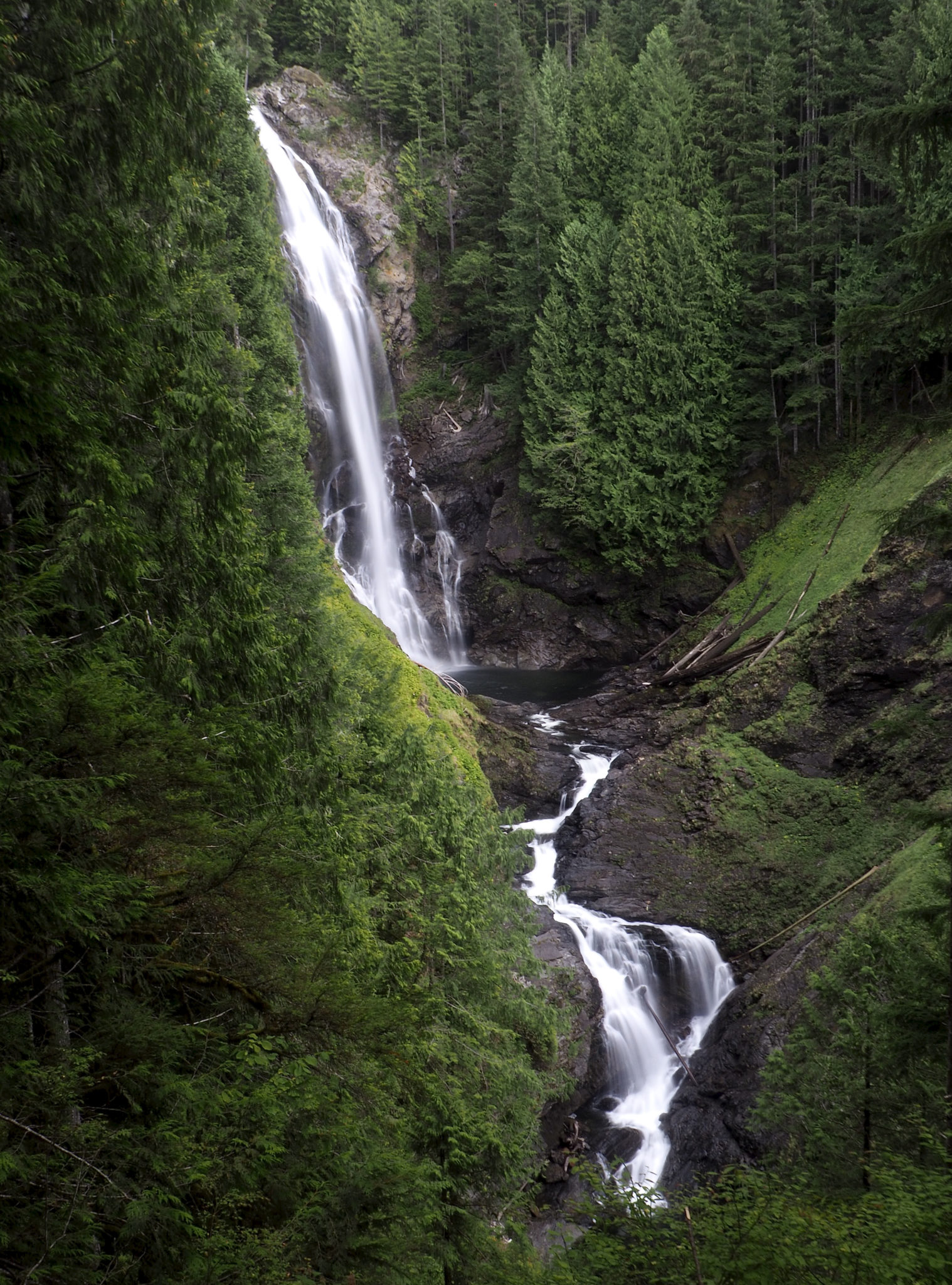 Wallace Falls And Wallace Lake Hesperosflown